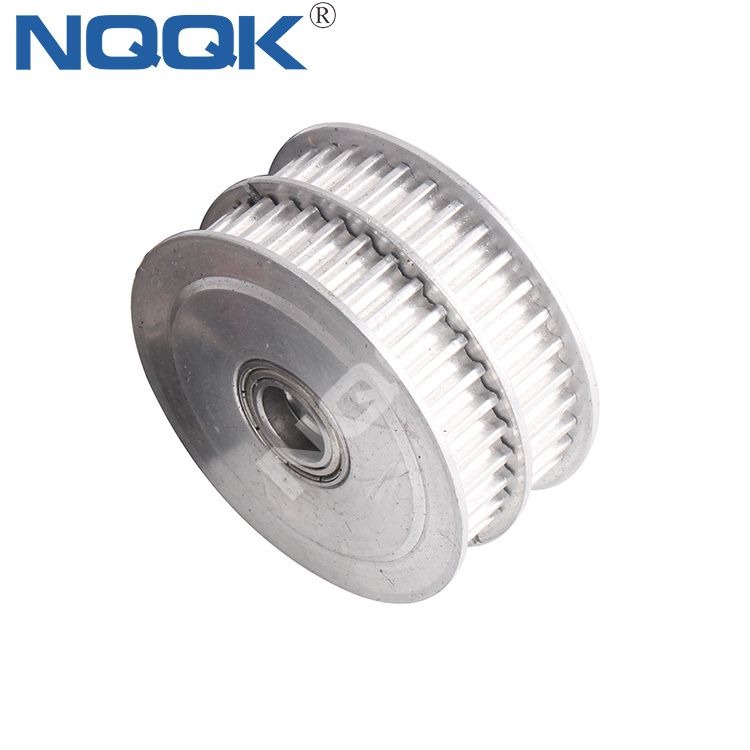 36 Tooth Double HTD 5M Double Flange Timing Pulley with Bearing Insert