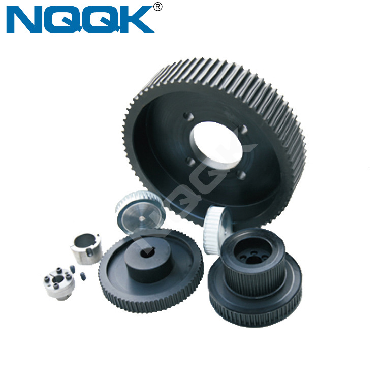 T2.5 T5 T10 T20 5 18 tooth Gears number timing belt aluminium timing pulley for Sliding door