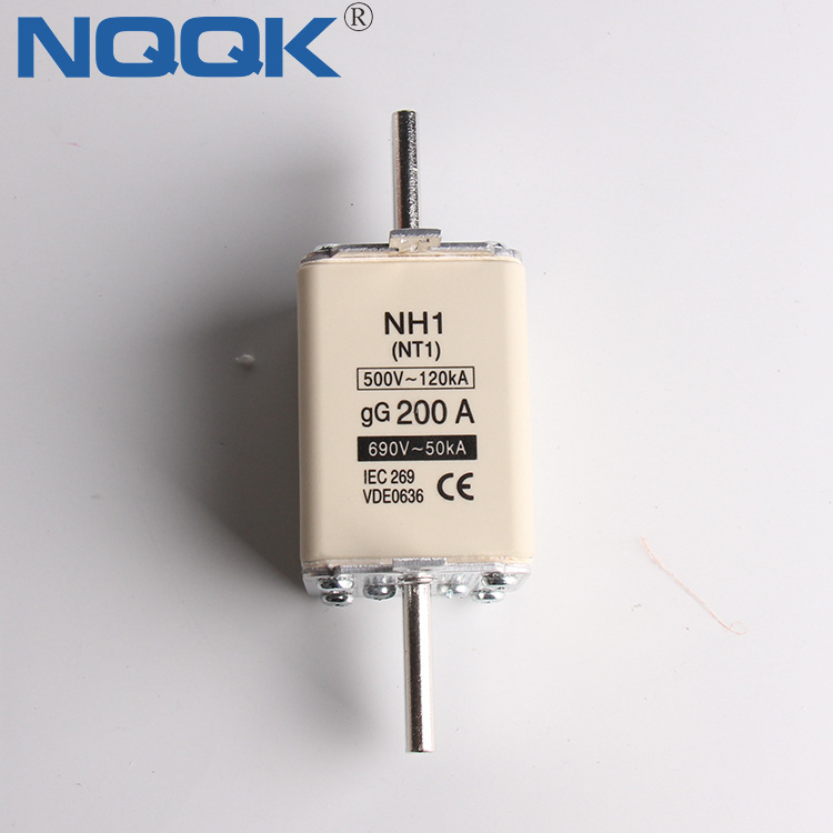 NT1 NH1 80A 125A 250A 660V 690V HRC Low Voltage Fuse Link