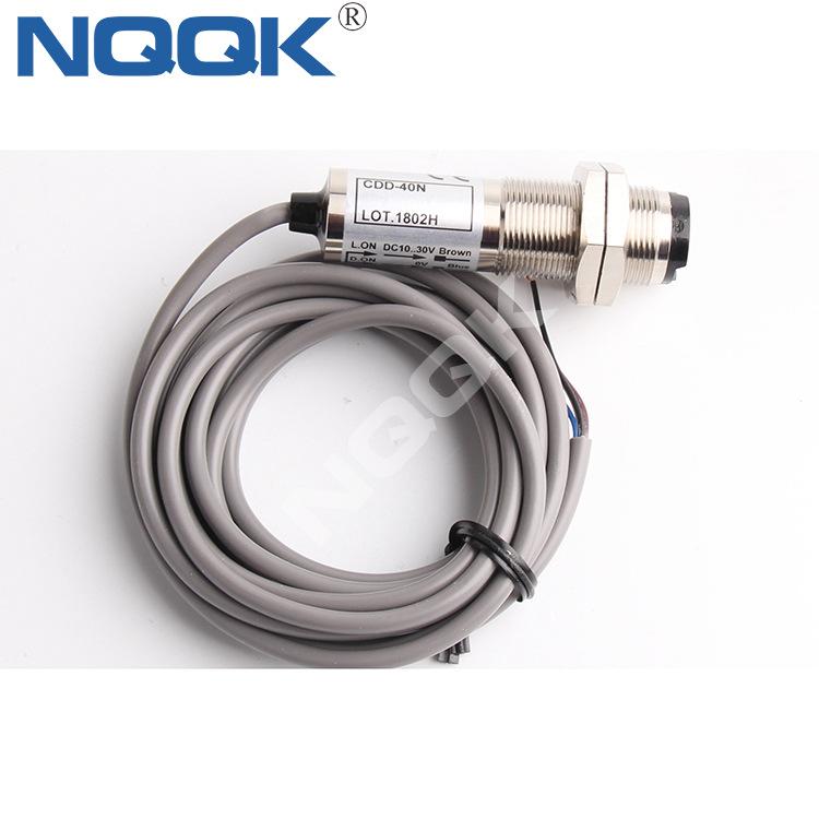 CDD-40N DC10-30V Adjustable Proximity Switch Photoelectric Sensor 4-Wire NPN N/O 