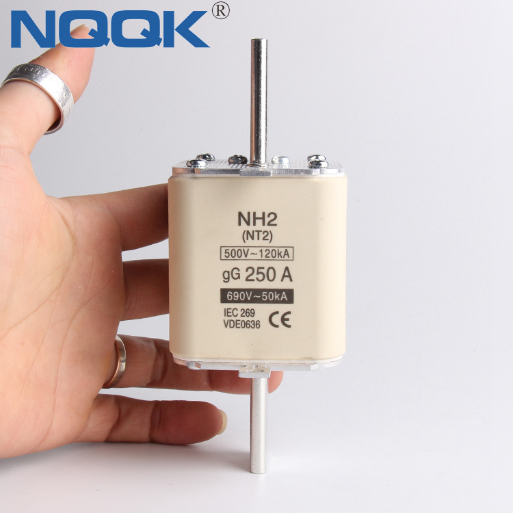 NT2 NH2 125A 355A 400A 660V 690V HRC Low Voltage Fuse Link