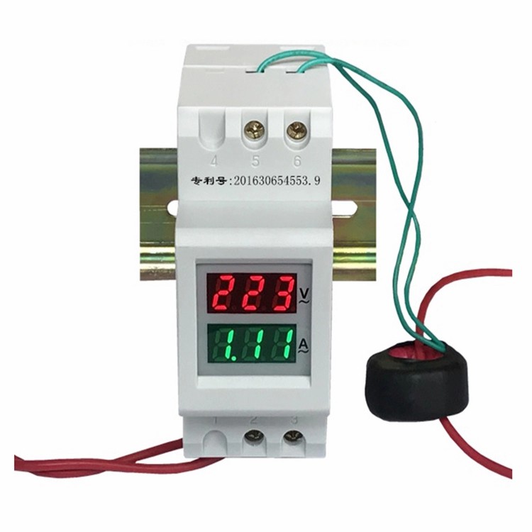 D37-2042 Din-rail AC Voltage and Current Digital Meter