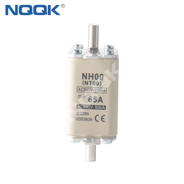 NT00 NH00 2A 80A 65 160A 660V 690V HRC Low Voltage Fuse link
